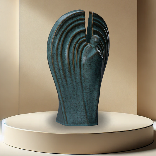 Angelic Oily Green Urns