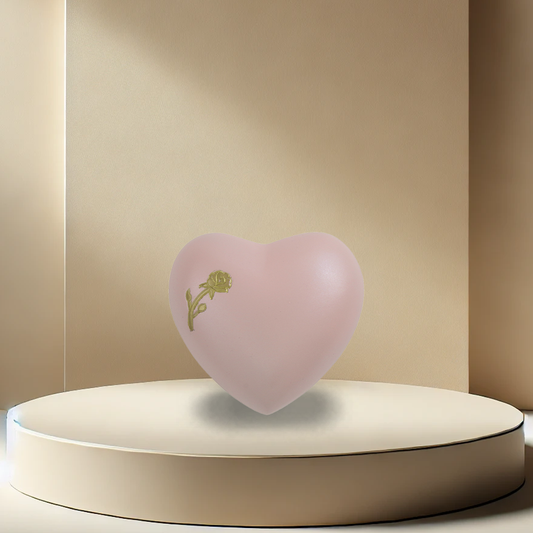 Aria Rose Heart Urn
