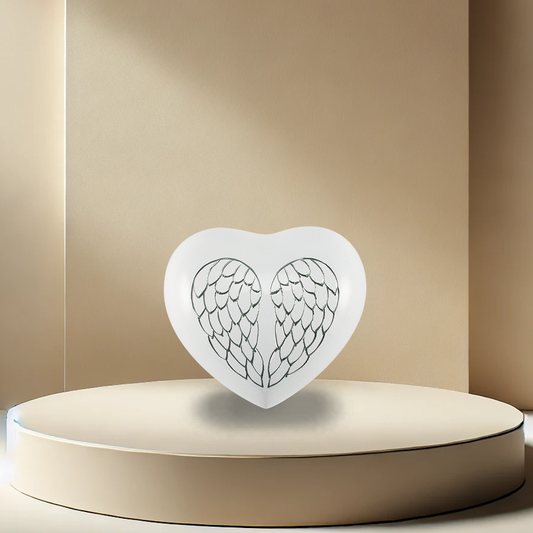 Arielle Heart Angel Wings Urn