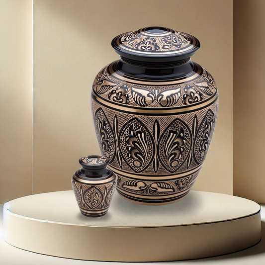 Black & Gold Urn