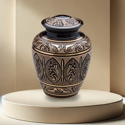 Black & Gold Urn