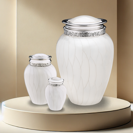 Blessings Urn - White