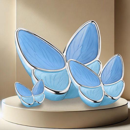 Blue Butterfly Urn - Wings Of Hope