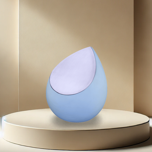 Drop Urn - Pastel Blue