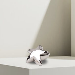 Bright Silver Star Urn