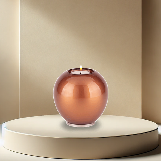 Bronze Memory Tealight Holder Urn (Crystal)