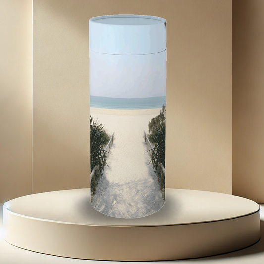 By The Sea Scattering Tube Urn