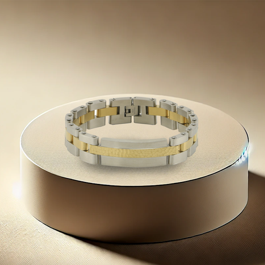 Cable Link Bracelet - Pewter | Memorial Jewellery