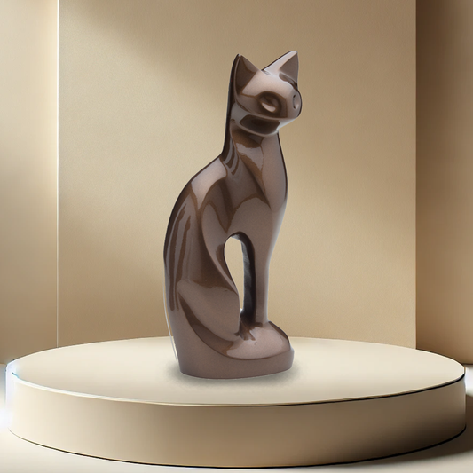 Cat Urn - Bronze