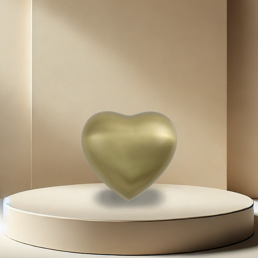 Classic Bronze Heart Urn