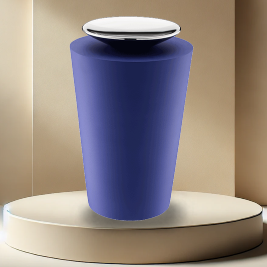 Crescent Tall Urn - Navy