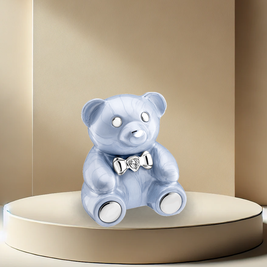 Cuddlebear Urn - Blue