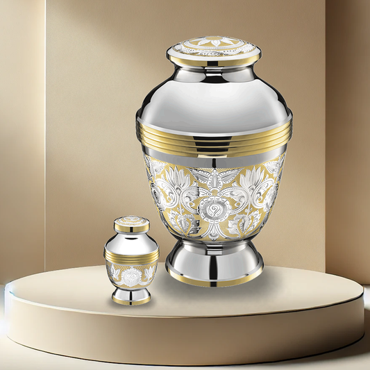 Elegant Floral Urn