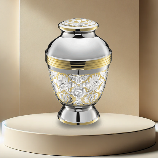 Elegant Floral Urn