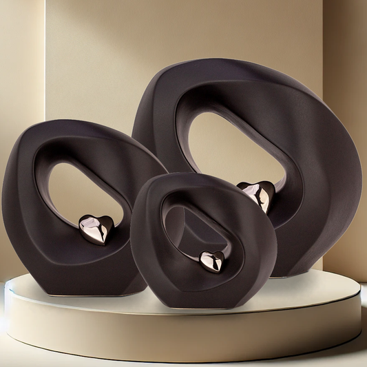 Eternal Heart Urn - Black