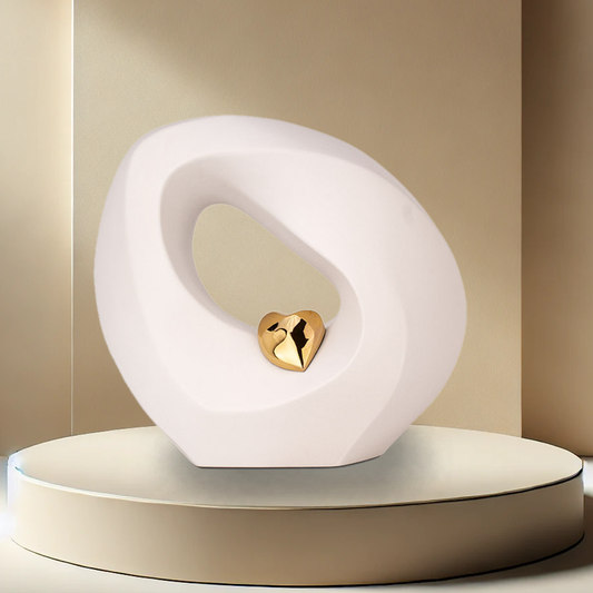 Eternal Heart Urn - White