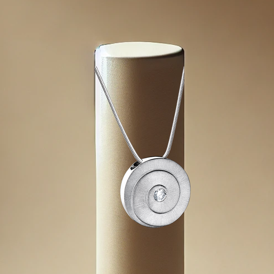 Eternity Silver Ash Pendant | Memorial Jewellery