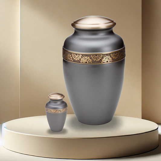 Floral Band Urn