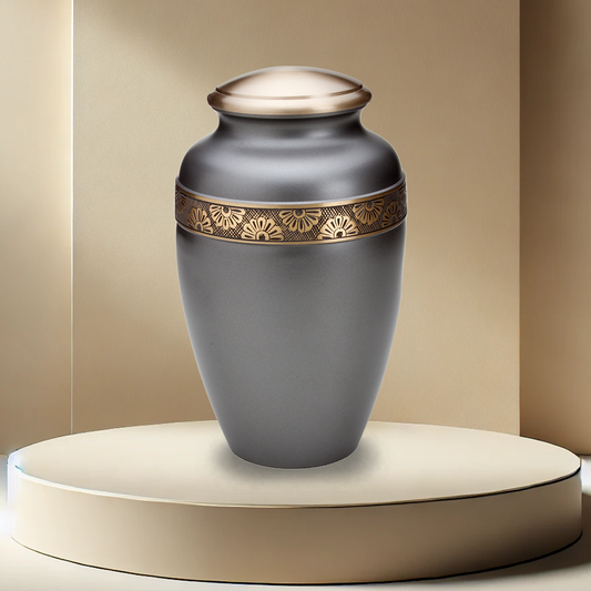 Floral Band Urn