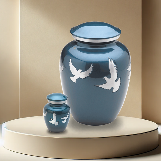 Flying Doves Urn