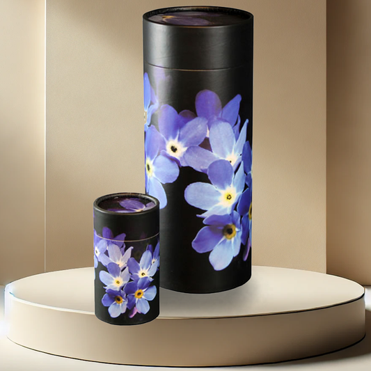 Forget Me Not Scattering Tube Urn