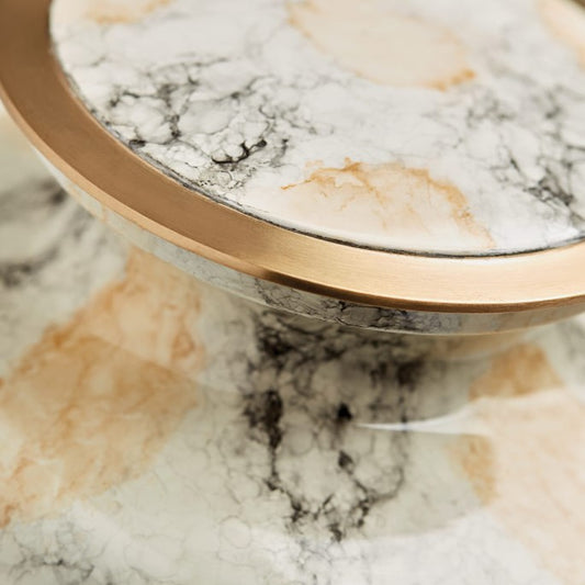 Glenwood White Marble Urn