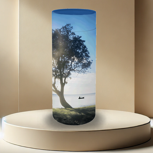 Gone Fishing Scattering Tube Urn