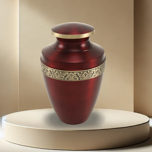Grecian Crimson Urn