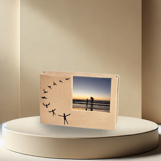 In-Flight Stone Frame Urn