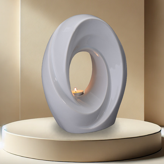 The Journey Urn - White