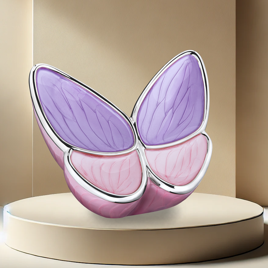 Lavender Butterfly Urn - Wings Of Hope