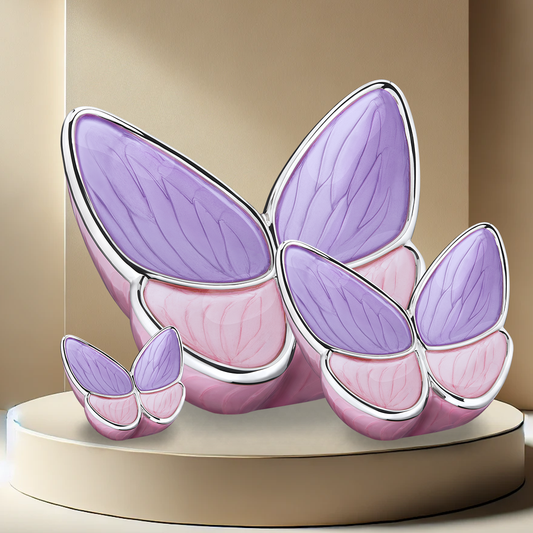 Lavender Butterfly Urn - Wings Of Hope