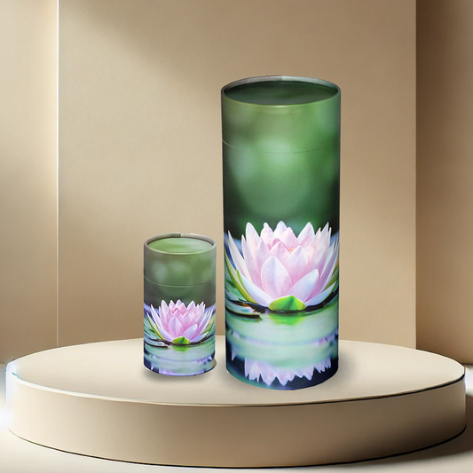 Lotus Scattering Tube Urn