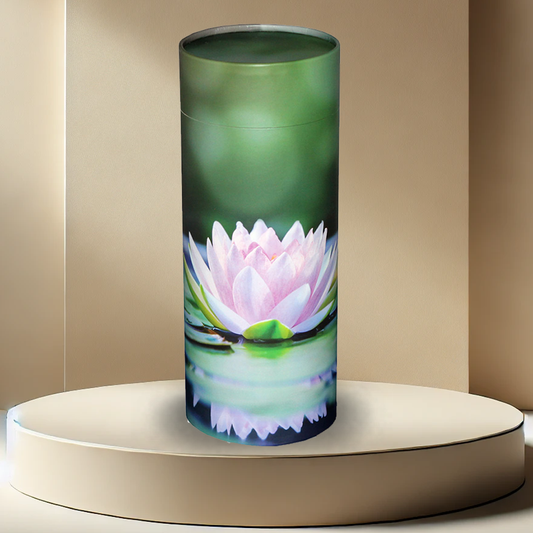 Lotus Scattering Tube Urn