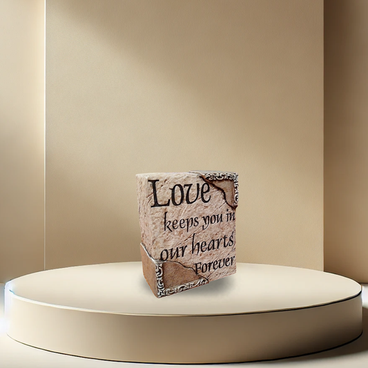 Love Forever Stone Keepsake Urn
