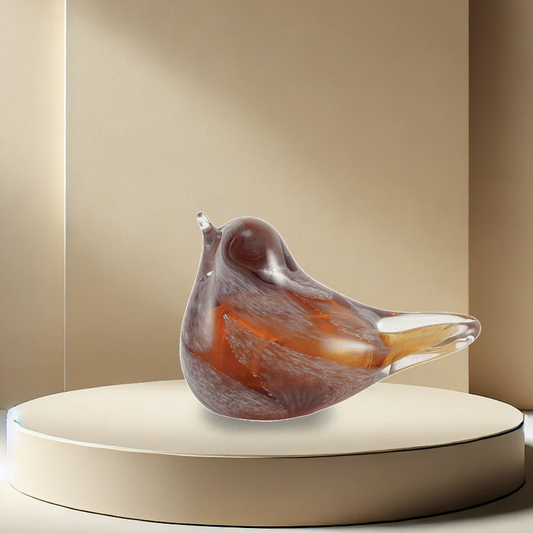 Lyrical Songbird Urn - Amber