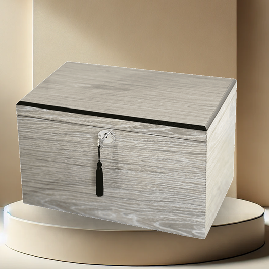 Memento Box Urn - Silver Oak