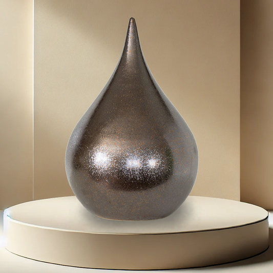 Metallic Drop Urns