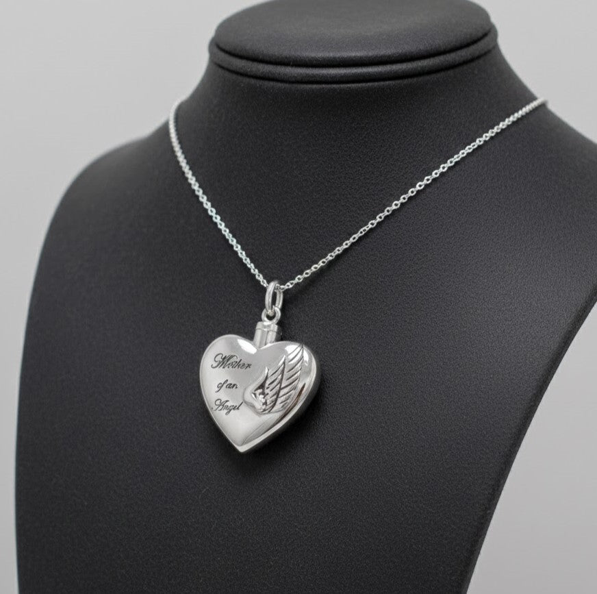 Mother Of An Angel Ash Pendant | Memorial Jewellery