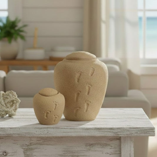 Oceane Sand Footprints Urn