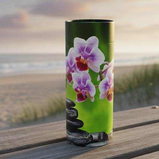 Orchid ScatteringTube Urn
