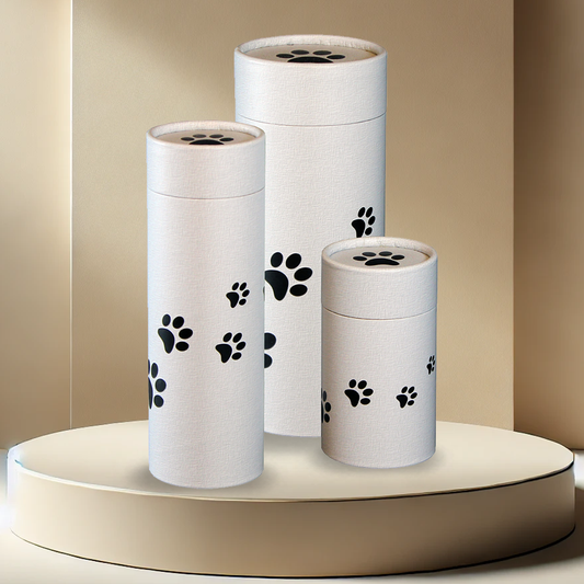Paw Print Scattering Tube Urn
