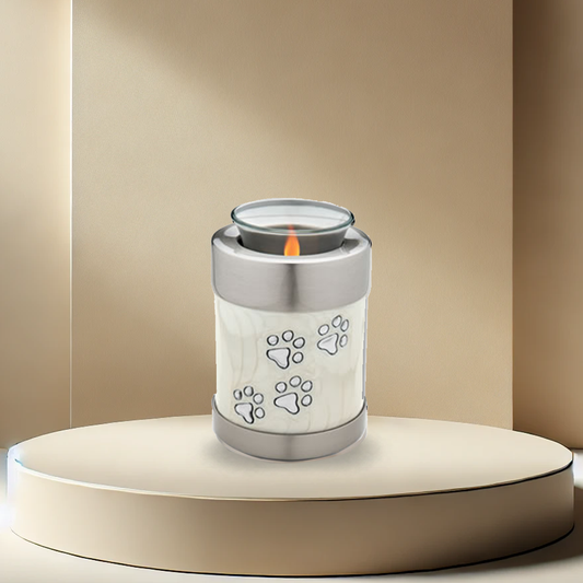 Pearl Paws Tealight Urn