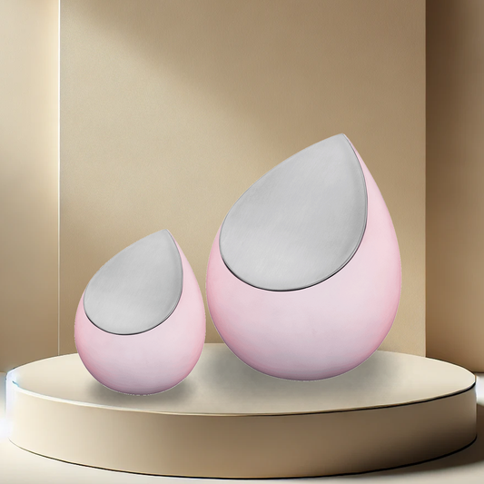Drop Urn - Pastel Pink