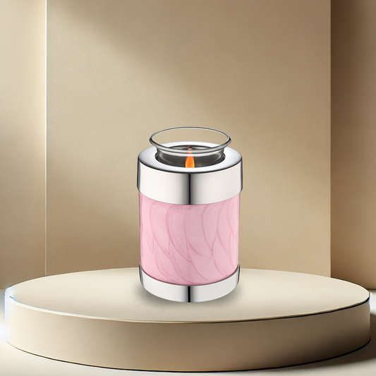 Pink Tealight Urn