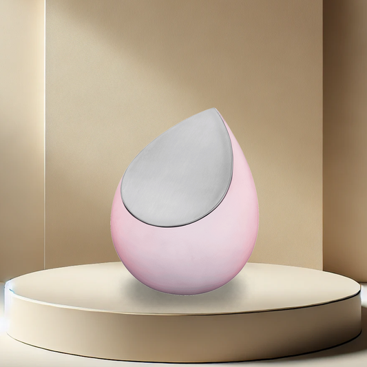 Drop Urn - Pastel Pink