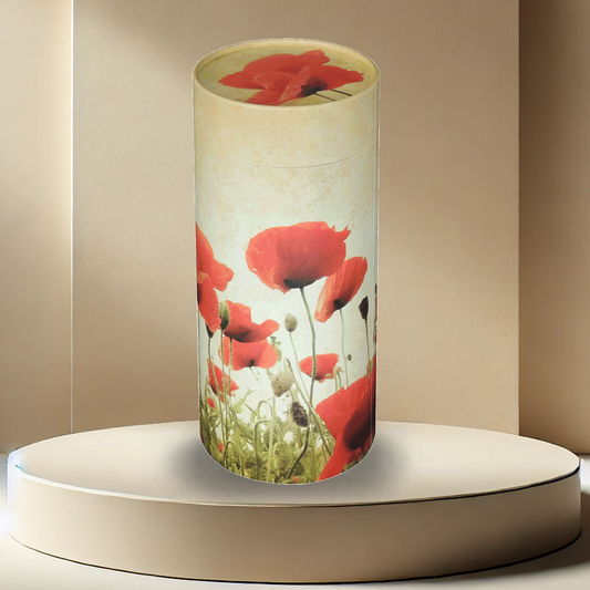 Poppy Scattering Tube Urn