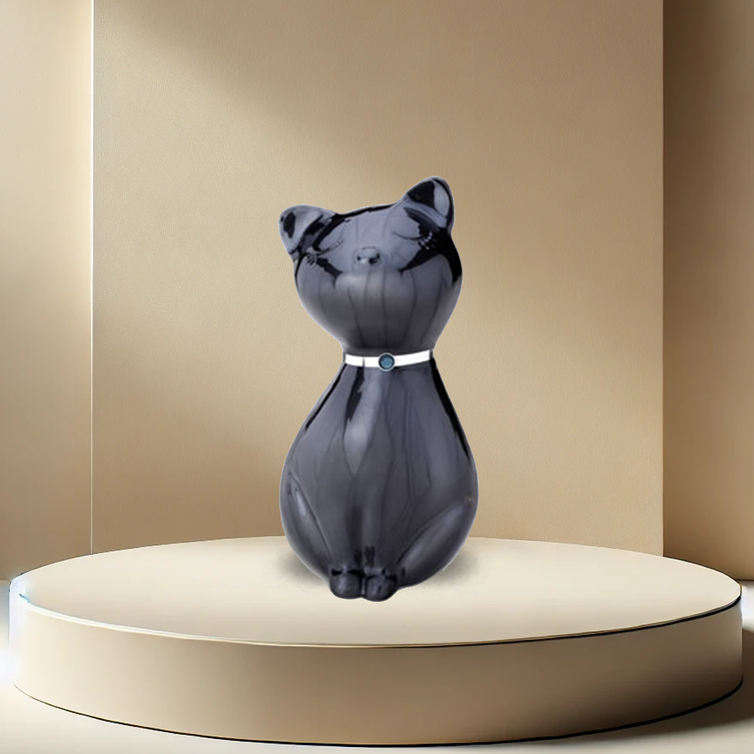 Princess Cat Urn - Midnight