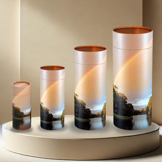 Rainbow Pond Scattering Tube Urn