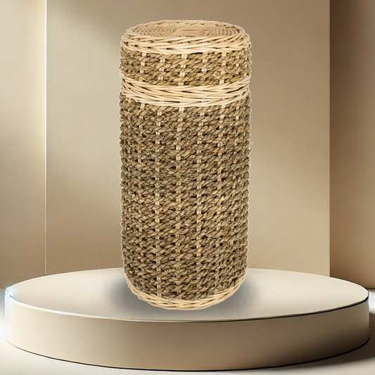 Seagrass Dark Scattering Tube Urn